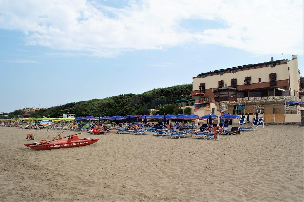 Hotel Villa Tramonto Direttamente Sul Mare San Vincenzo Zewnętrze zdjęcie